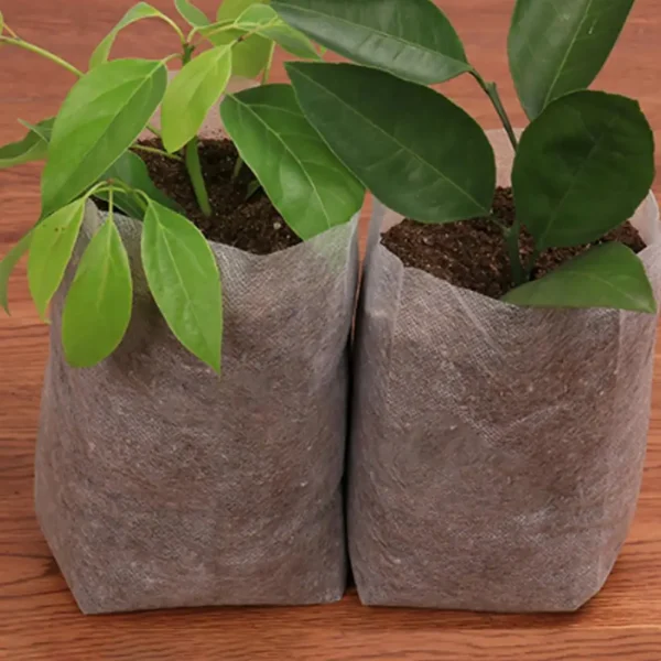 50%HOT 100pcs-Degradable Corrosion Resistant Non Woven Non Woven Nursery Plant Grow Bag Planter Garden Environmental Protection - Image 3