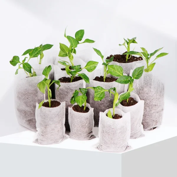 Biodegradable Nonwoven Fabric Nursery Plant Grow Bags Seedling Growing Planter Planting Pots Garden Eco-Friendly Ventilate Bag - Image 4